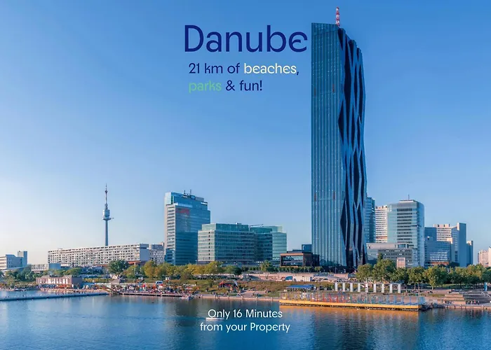Charming 1Br And 1Lr Apt Modern Design Donaustadt