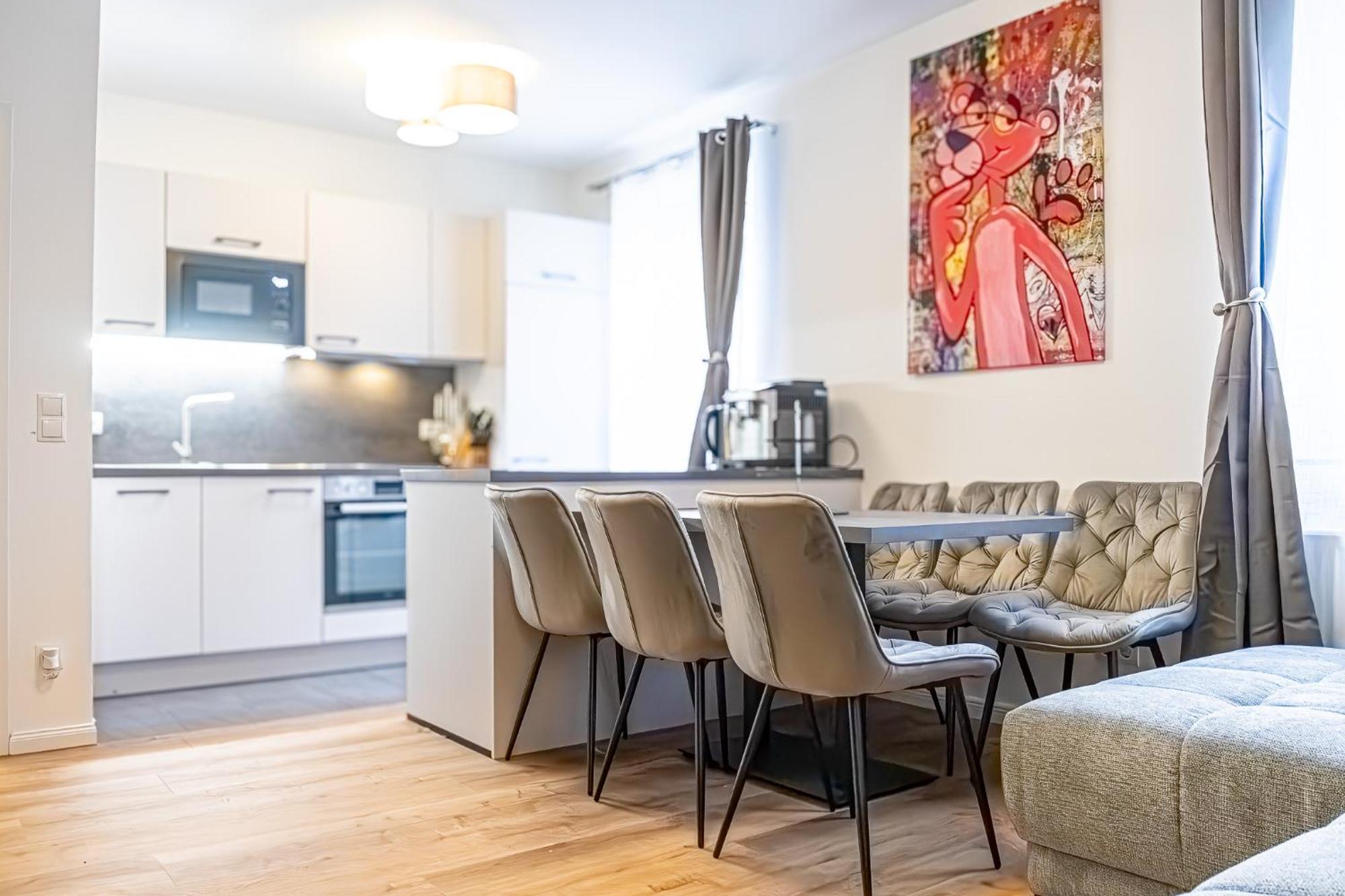 Appartement Charming 1br And 1lr Modern Design Donaustadt *